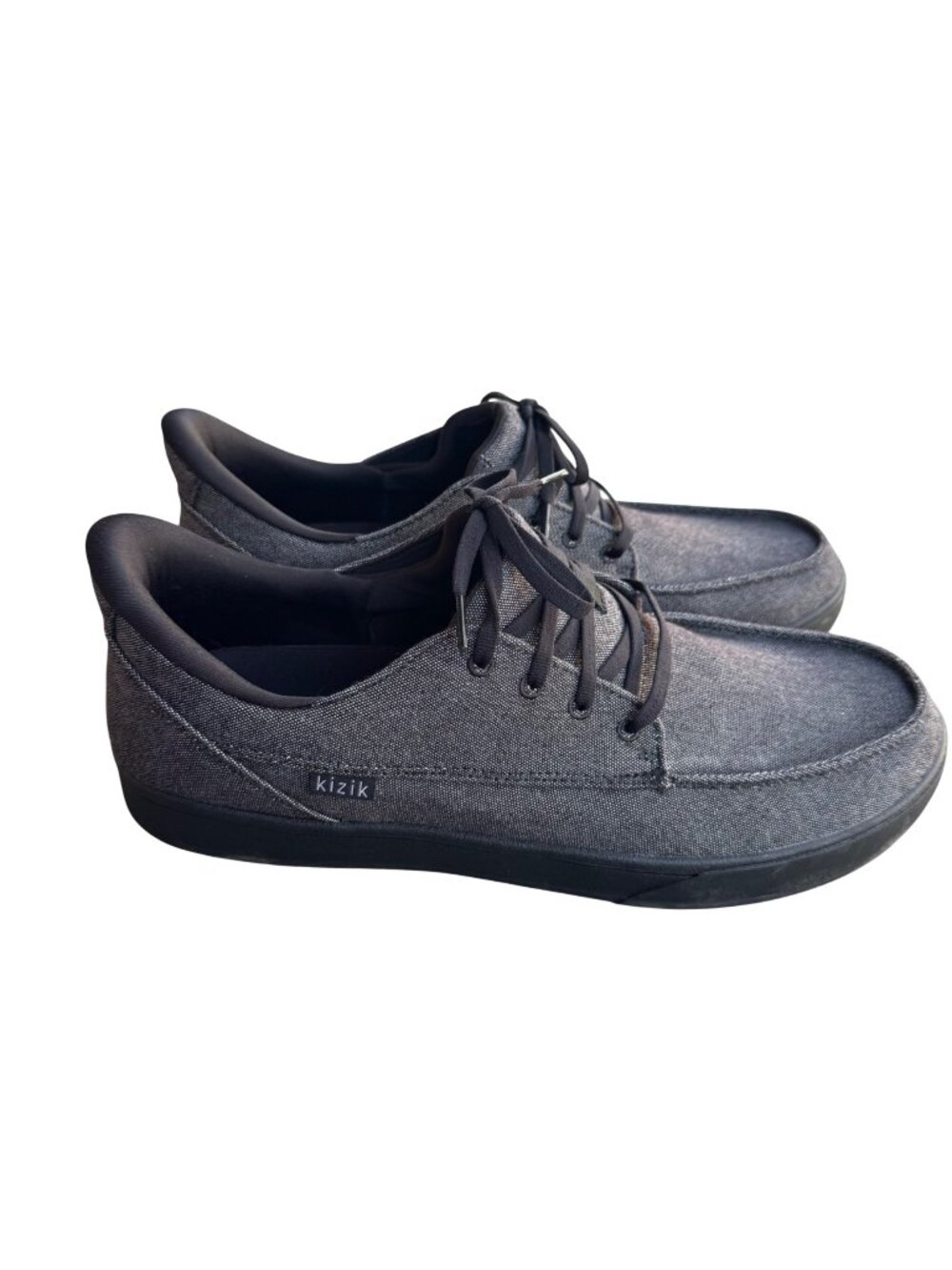 KIZIK PORTO UNISEX MENS13 WOMENS 14 CASUAL SNEAKER SHOES. BLACK HEATHER